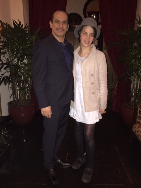 At the Chateau Marmont with Said Faraj and Emily Rose Aguirre. This was Said Faraj's first time at the Chateau Marmont. iPhone photo taken January 16, 2016.