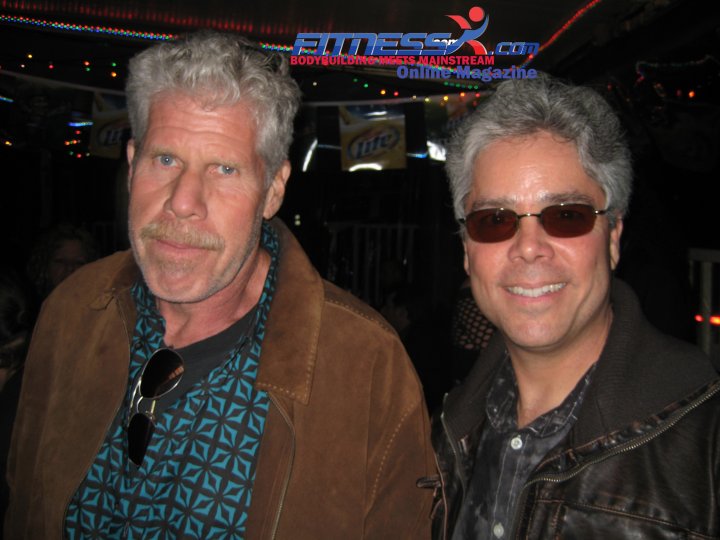 Ron Perlman at the Rainbow Bar & Grill in Hollywood. He was the actor who starred in HellBoy! http://www.imdb.com/name/nm0000579/  with Ron Perlman.