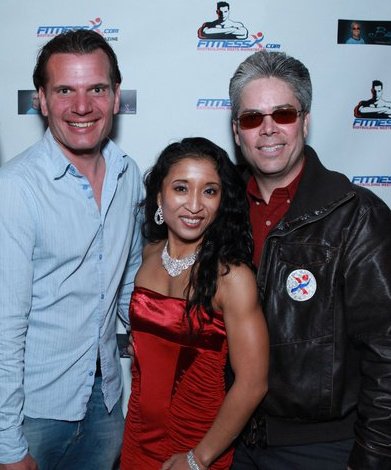 BillyBow & Katherine Aguirre at the FitnessX Magazine red carpet. Mark Ozog -http://www.imdb.com/name/nm1925138/?ref_=fn_al_nm_1 http://www.gettyimages.com/detail/news-photo/jamie-mccall-attends-the-fitnessx-com-magazine-launch-party-news-photo/10