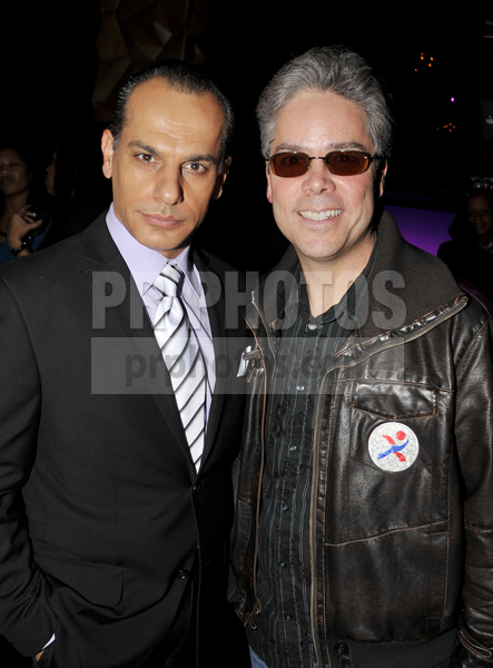 Said Faraj and Billybow Aguirre at the 42nd Annual NAACP Image Awards, USA Network Nominees Reception