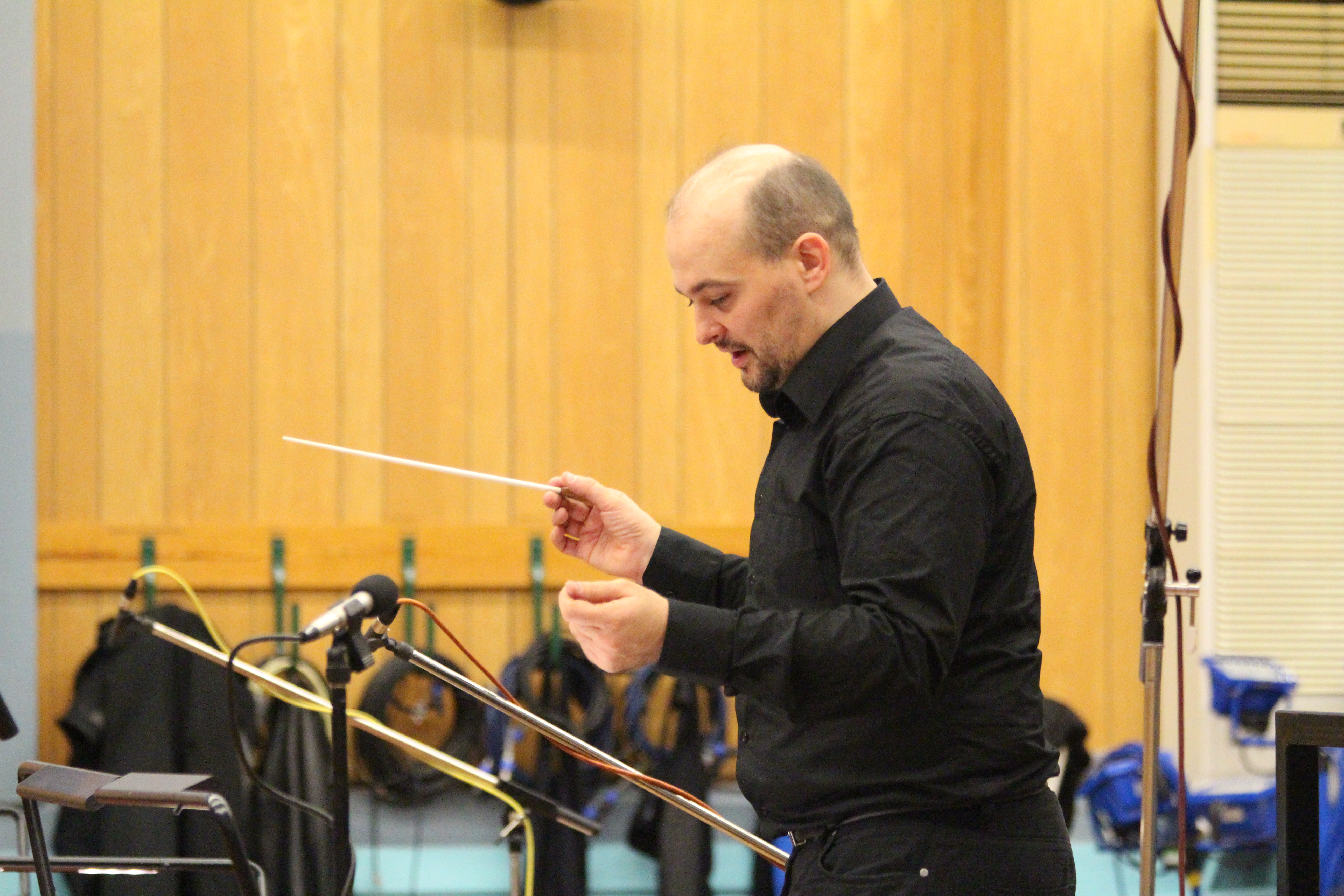 Maestro Predrag Gosta conducting the London Symphony Orchestra