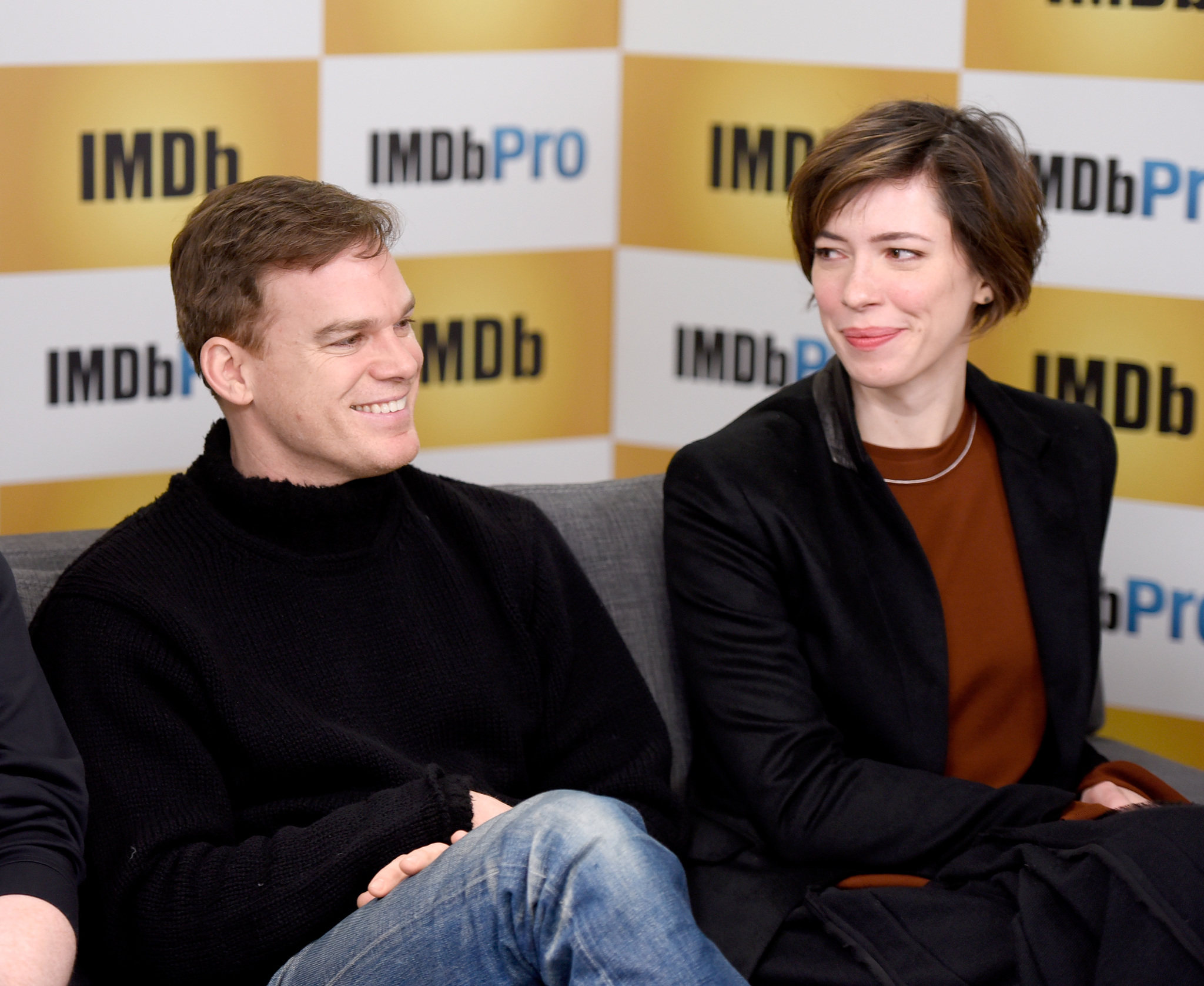 Michael C. Hall and Rebecca Hall at event of The IMDb Studio (2015)