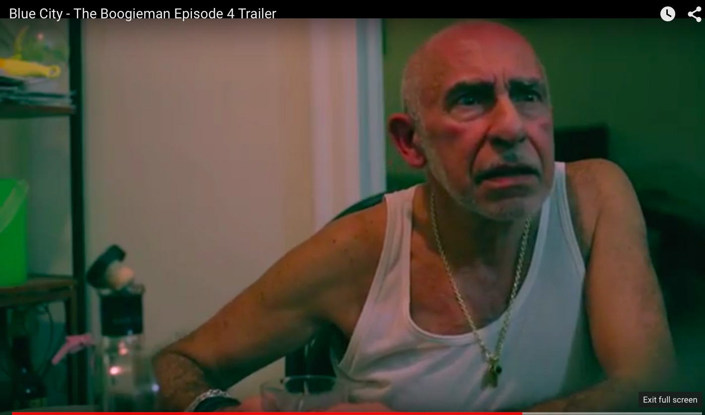 My scene as Cuban grandfather in series Blue City (2015)