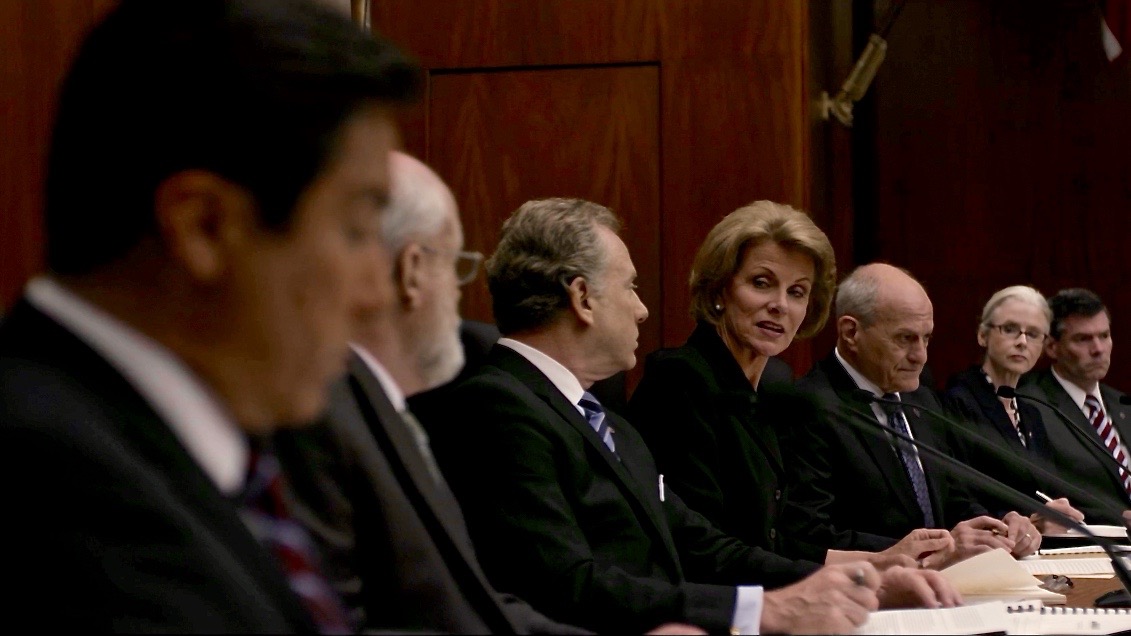 Kathryn Browning as Senator Ann Wallace of North Dakota in House of Cards 2015