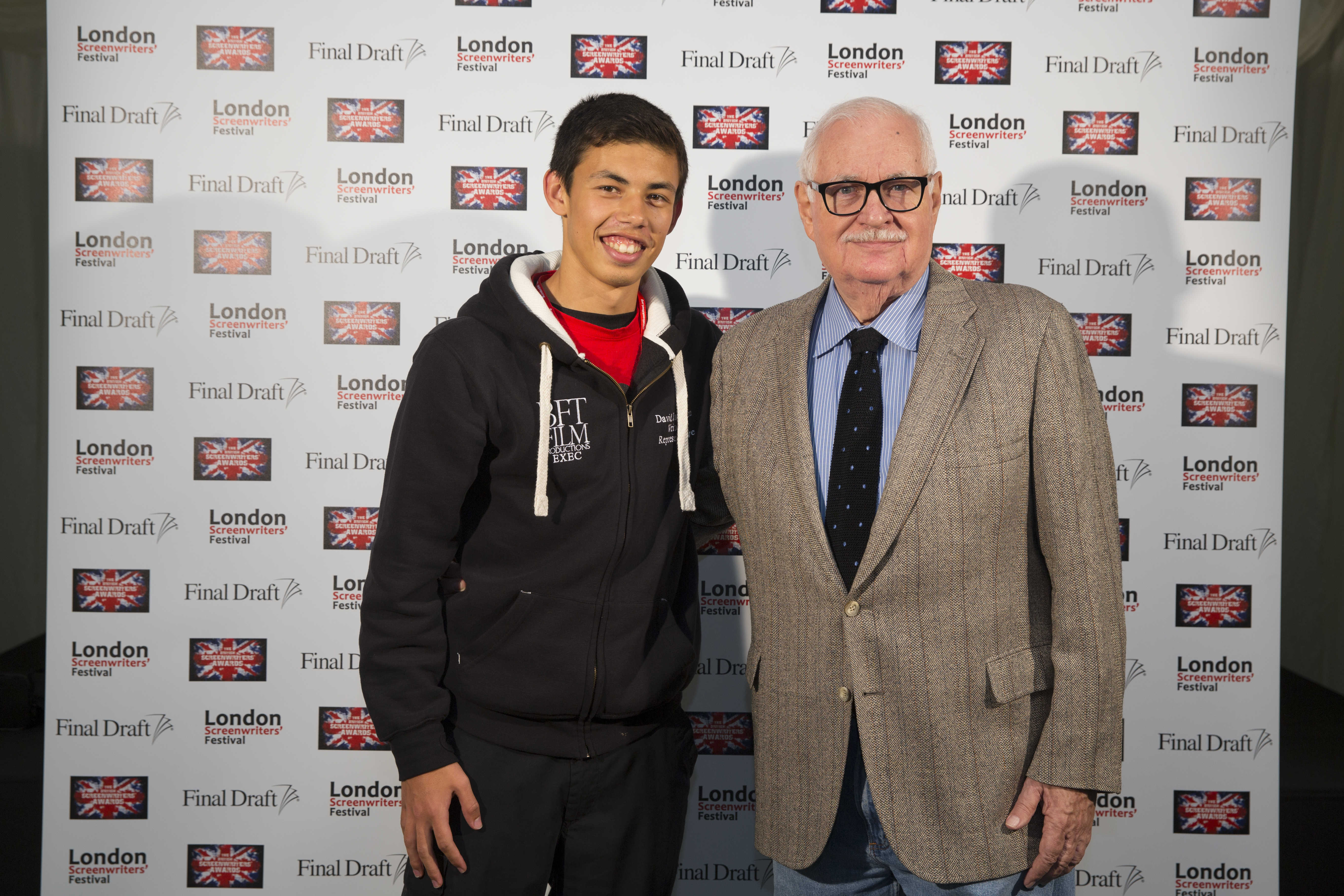 With Carl Gottlieb at London Screenwriters' Festival 2015