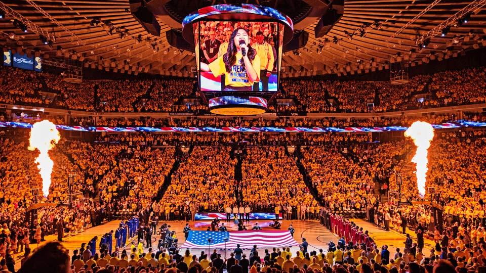 NBA Finals 2015 National Anthem