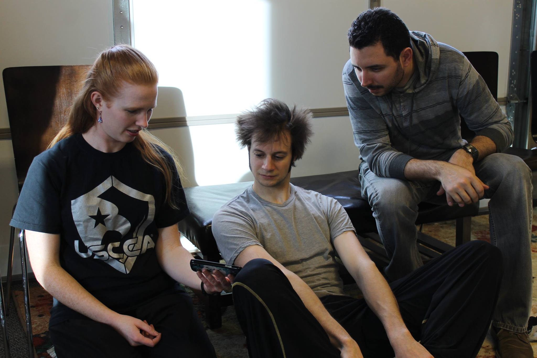 Discussing fight choreography with actors Dana and Trevor in preparation for filming THE RETURN OF THE DRAGON SWORD.
