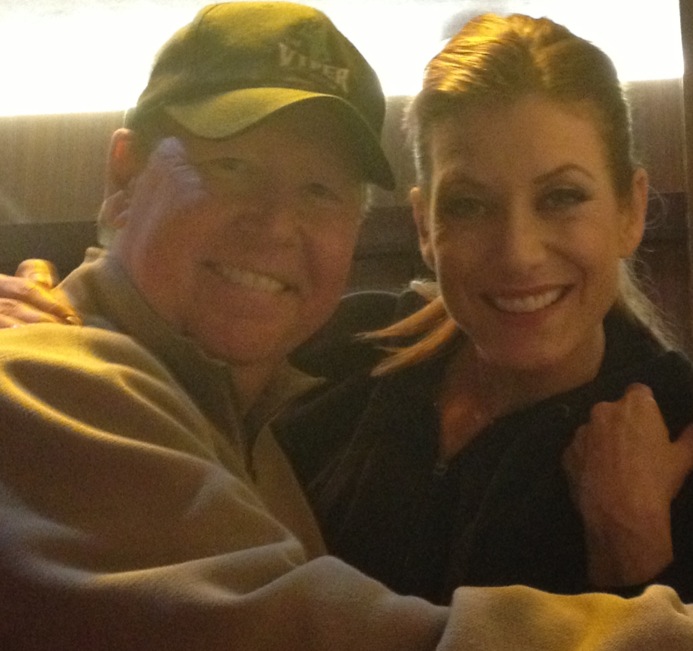 On the set of BAD JUDGE with the wonderful star, Kate Walsh.