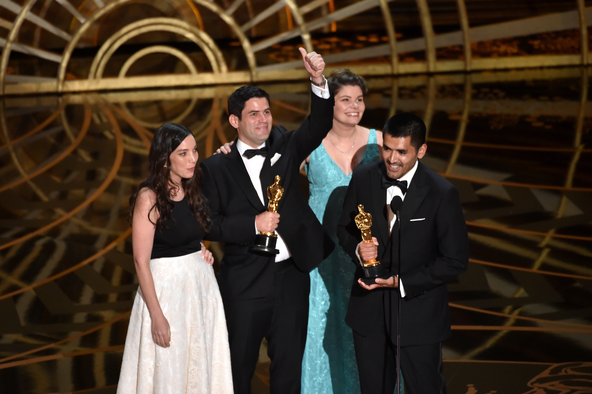 Antonia Herrera Oesterheld, Gabriel Osorio Vargas, Pato Escala Pierart and Mari Soto-Aguilar at event of The Oscars (2016)