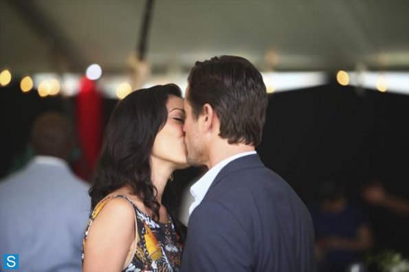 Still of Christina Chang and Charles Esten in ABC's Nashville 