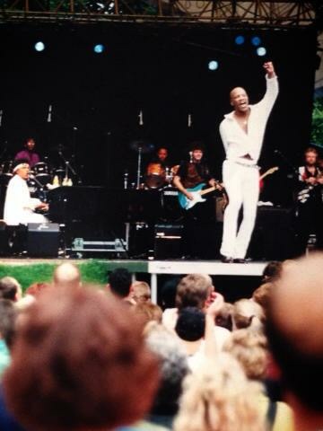 Performing with Little Richard in Hamburg, Germany