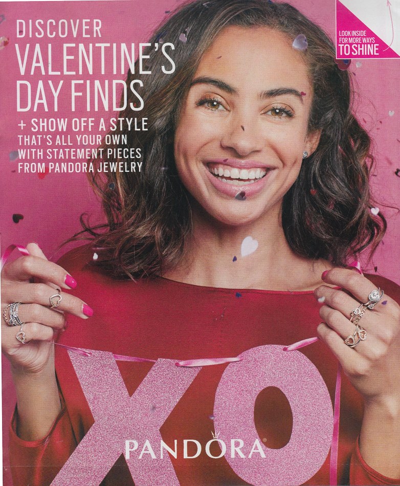 Pandora Jewelry for Cosmopolitan Magazine February 2016 Issue