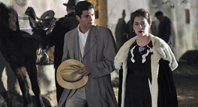 Still of Daniel Lundh and Amira Casar in Les Héritières (2008)