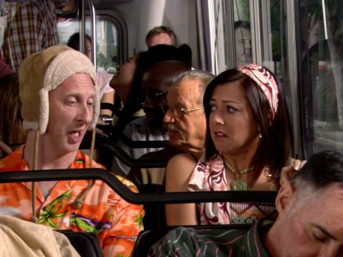 Still of Alyson Hannigan and Barry Finkel in Kaip as susipazinau su jusu mama (2005)
