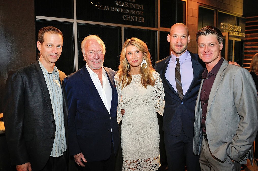 Patrick Breen, Christopher Plummer, Nadia Bowers, Corey Stoll and Sean Allan Krill at the opening night of 