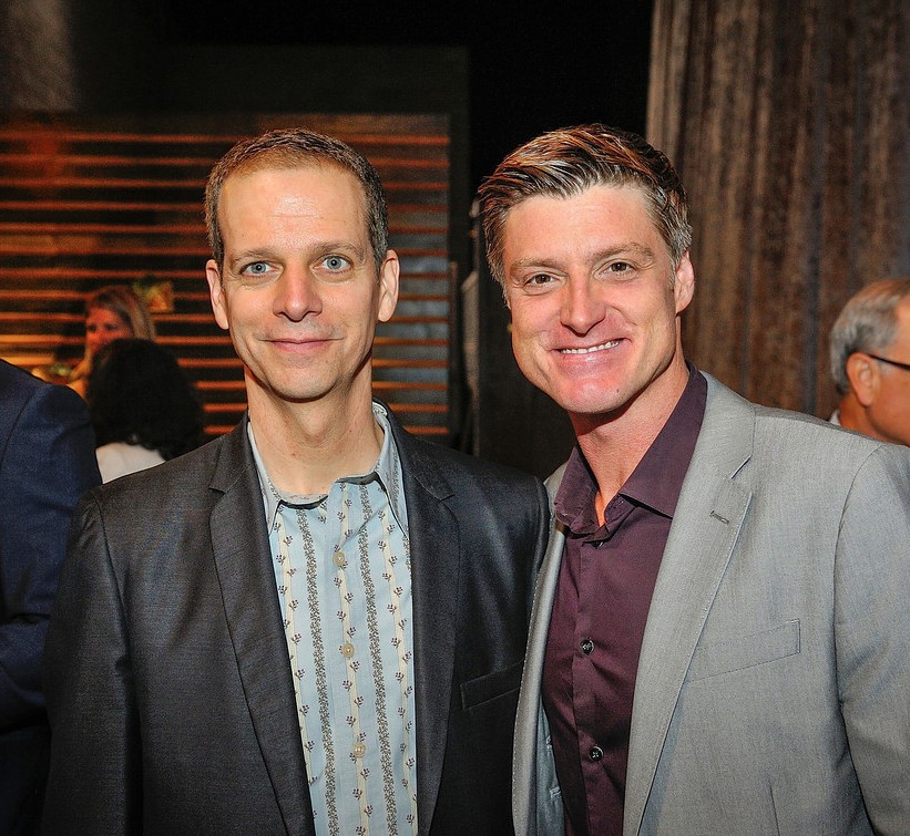 Patrick Breen and Sean Allan Krill at the opening night of 