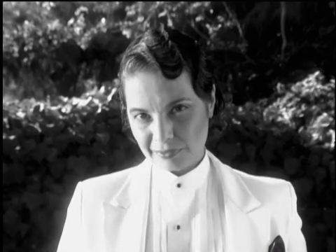 Odalys Nanin as Mercedes de Acosta in Garbo's Cuban Lover