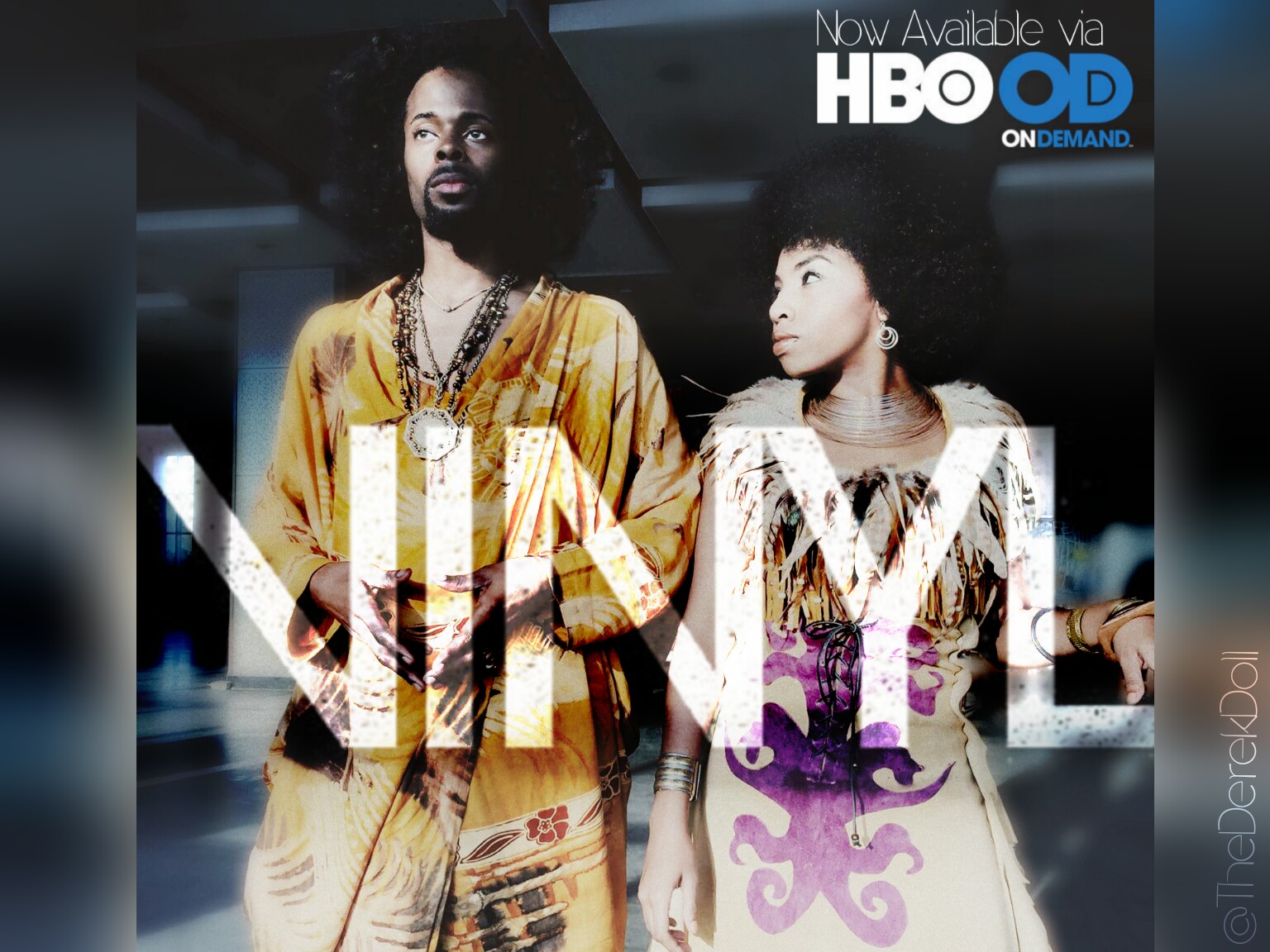 Derek Doll and Shalandrea Renee Houchen, supporting actors on HBO's new hit drama 'Vinyl' (Season 1, Episode 4)