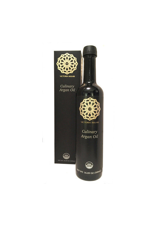 Organic Culinary Argan Oil from Morocco. Housed in a beautiful gift box,the glass created in Europe and designed to filter out UV rays. Culinary Argan Oil is a superfood that has a delicious nutty flavor.