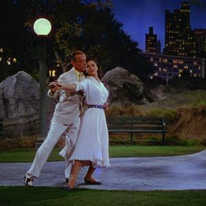 Still of Fred Astaire and Cyd Charisse in The Band Wagon (1953)