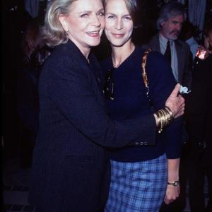 Lauren Bacall and Jamie Lee Curtis