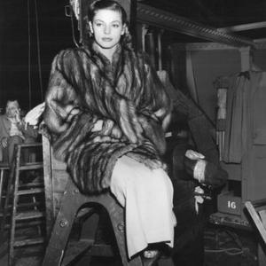 Lauren Bacall on the set of The Big Sleep 1946 Warner Bros