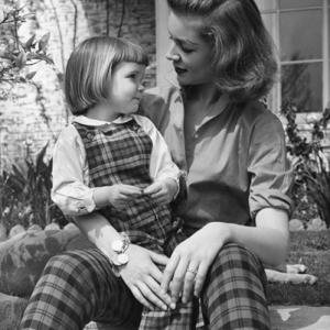Lauren Bacall and daughter Leslie