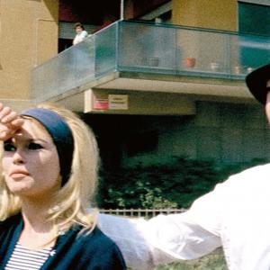 Still of Brigitte Bardot and Michel Piccoli in Le mépris (1963)