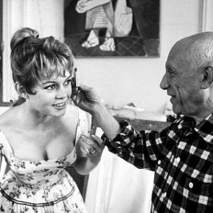 Brigitte Bardot and Picasso C 1955