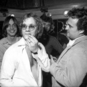 Warren Zevon, John Belushi, and Jackson Browne circa 1979