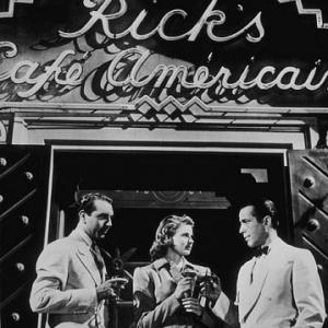 Casablanca Paul Henreid Ingrid Bergman and Humphrey Bogart 1942 Warner Bros