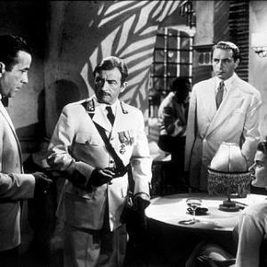 Casablanca Humphrey Bogart Claude Rains Paul Henreid and Ingrid Bergman 1942 Warner Bros
