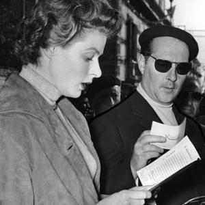 Ingrid Bergman with Roberto Rossellini, April 26, 1953 **I.V.