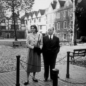 Alfred Hitchcock with Ingrid Bergman