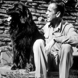 With his dog Cappy circa 1944