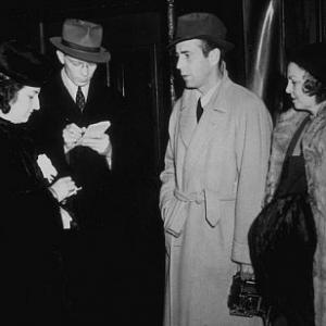 Humphrey Bogart and his third wife, Mayo Methot, circa 1942.