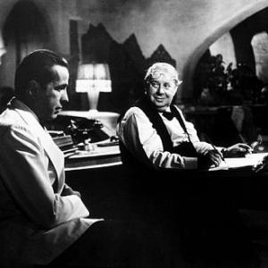 Humphrey Bogart and S. Z. Sakall in 