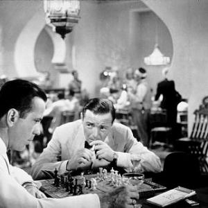 Casablanca Humphrey Bogart and Peter Lorre 1942 Warner Bros