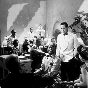 Casablanca Humphrey Bogart and Dooley Wilson 1942 Warner Bros