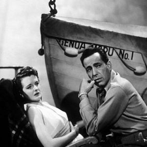 Across the Pacific Mary Astor and Humphrey Bogart 1942 Warner Bros