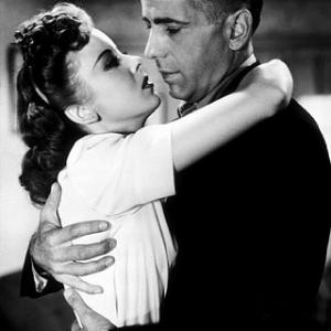 Humphrey Bogart and Ida Lupino in 