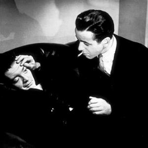 The Maltese Falcon Peter Lorre and Humphrey Bogart 1941 Warner Bros