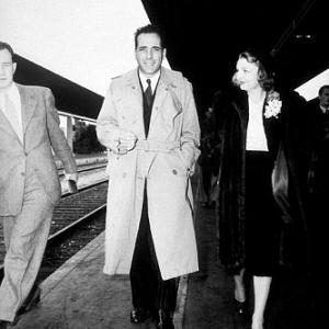 Humphrey Bogart and his third wife, Mayo Methot, circa 1940.