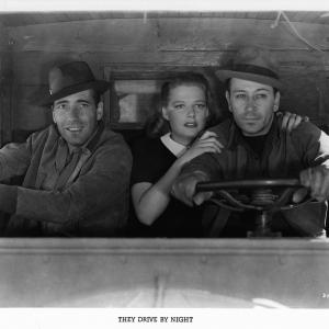 Still of Humphrey Bogart George Raft and Ann Sheridan in They Drive by Night 1940