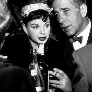 Ciro's Nightclub Judy Garland and Humphrey Bogart, 1955.