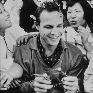 Marlon Brando in Japan during filming of Teahouse of the August Moon The