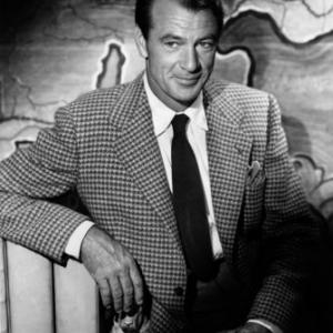 Gary Cooper during the filming of Distant Drums 1951 Photo by Bert Six