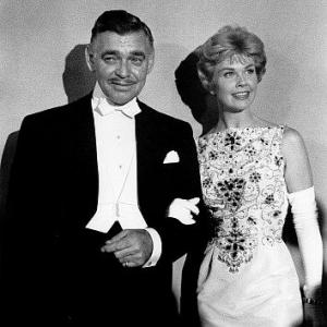Clark Gable and Doris Day at the Academy Awards : 30th Annual, 1958.