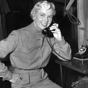 Doris Day On the set of On Moonlight Bay 1951 Warner Brothers