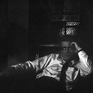 James Dean on the set of 